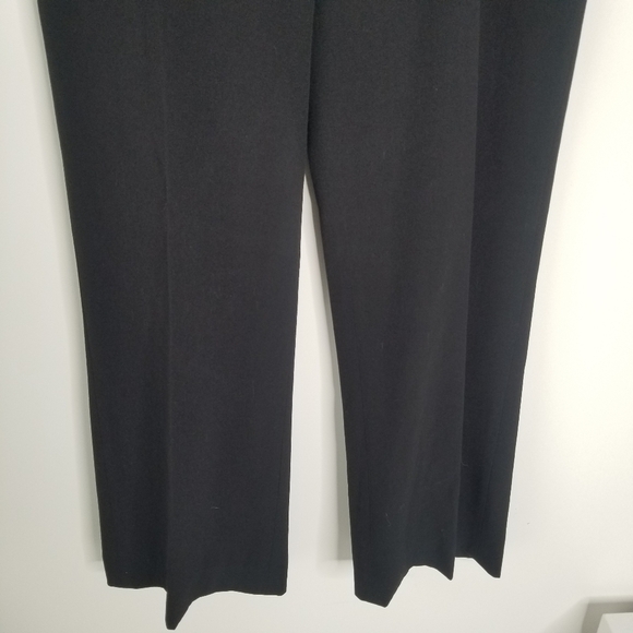 Not Your Daughter's Jeans Black Double Button Front Pleated Trousers Size 8P - Picture 7 of 12